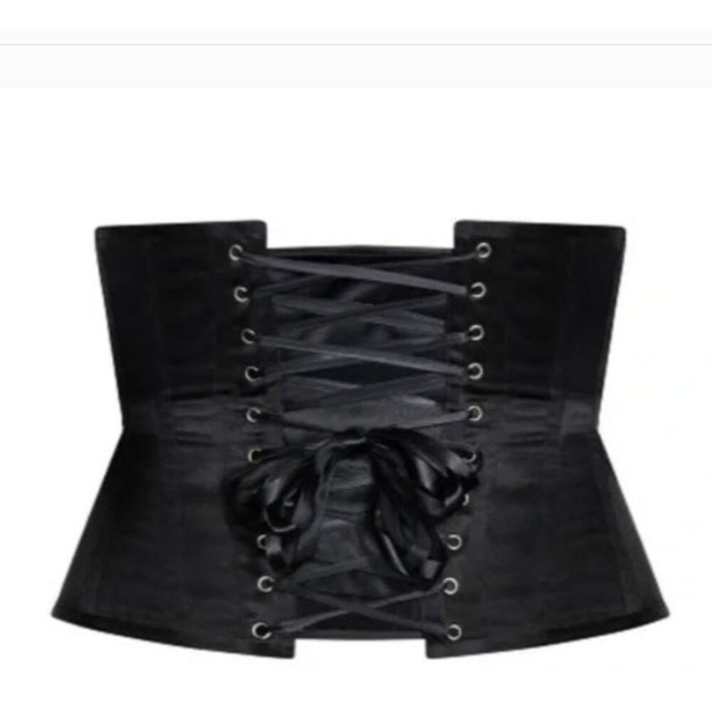 Fox & Royal City Chic Black Betty Trim Underbust Corset Sz 34 (39/40" Waist) NEW - Picture 13 of 16